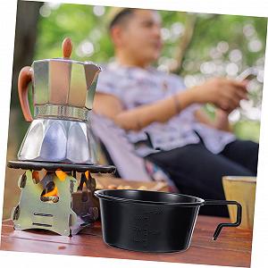 Миска Toddmomy 4 шт. для кемпинга: миска для ужина, кружка для воды, миска для лапши, корейская миска Makgeolli из металла, миска для корма, кастрюля из нержавеющей стали synthetic.ua - Фото 1
