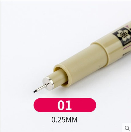 Набор линеров Sakura PIGMA Micron 7 шт черные, фото №7