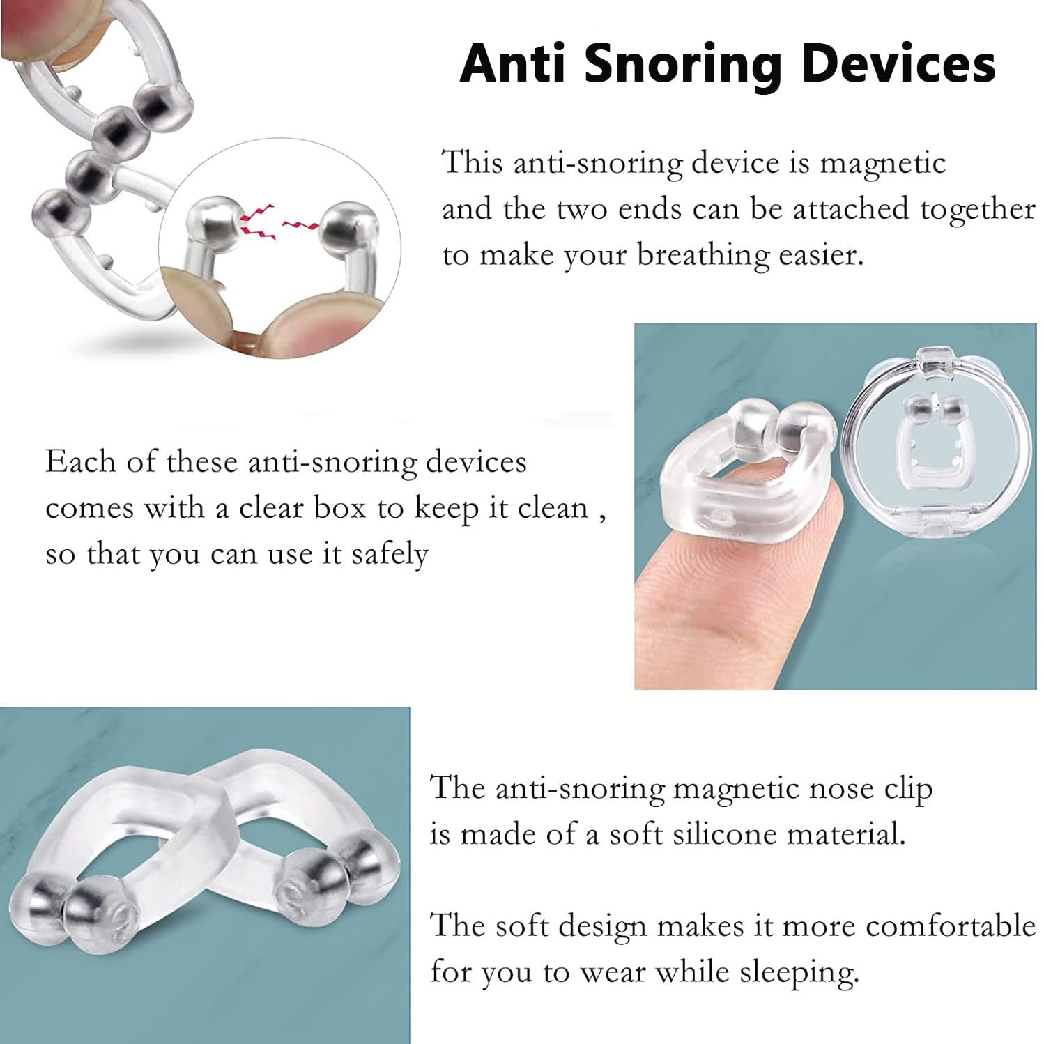 Клипса против храпа 8 шт, фото №6