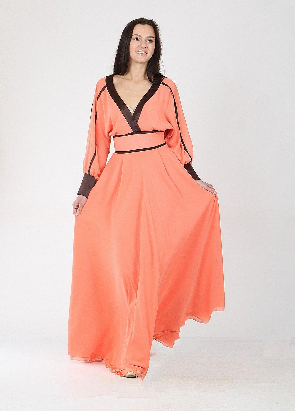 Платье Enna Levoni S Оранжевый (ND-625-Orange), фото №7