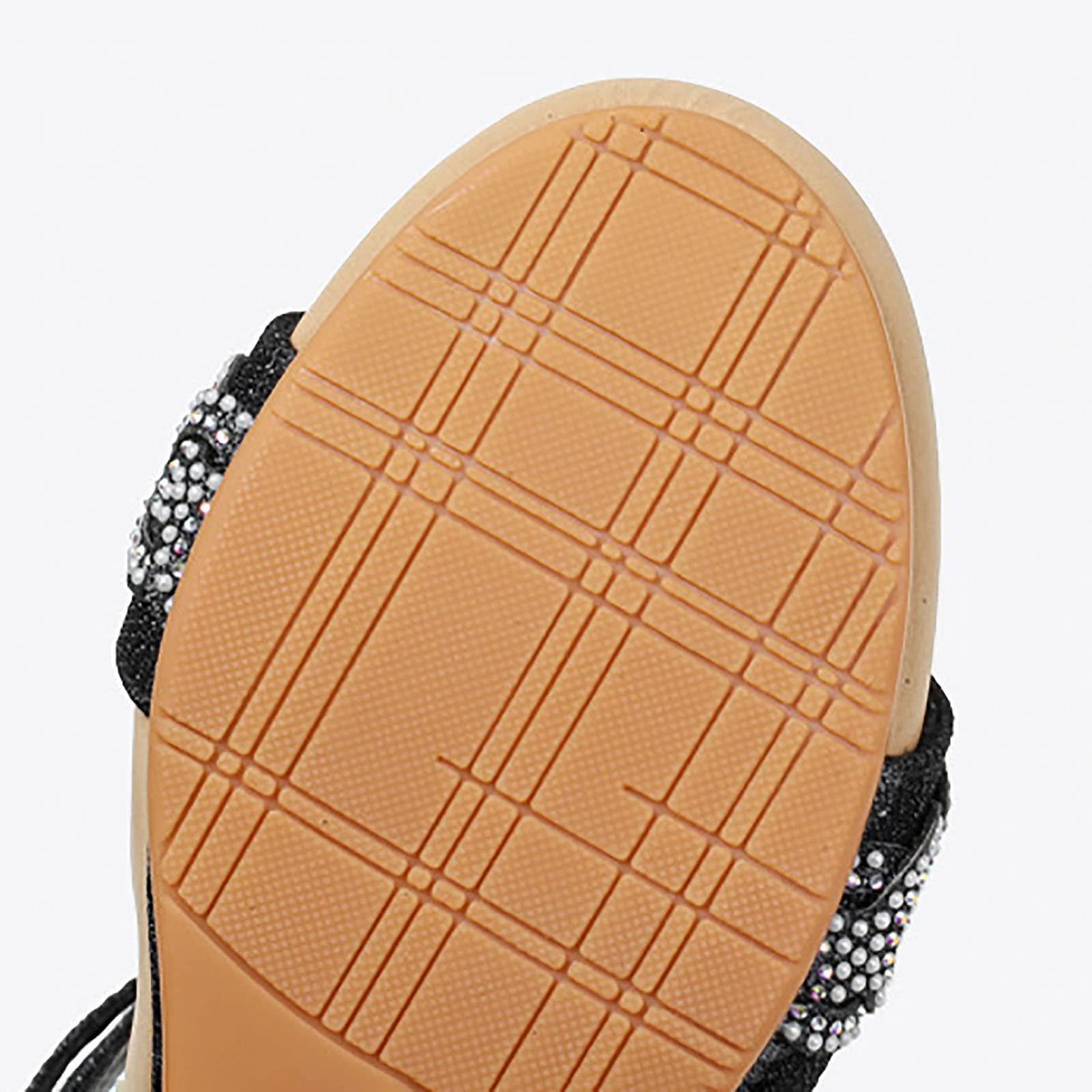 Босоніжки на блискавці літні жіночі 5.5 см PU верх, фото №6