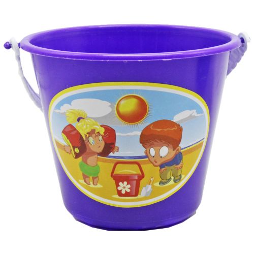Ведро детское Пляжные развлечения фиолетовое [tsi202609-TSI], фото №1