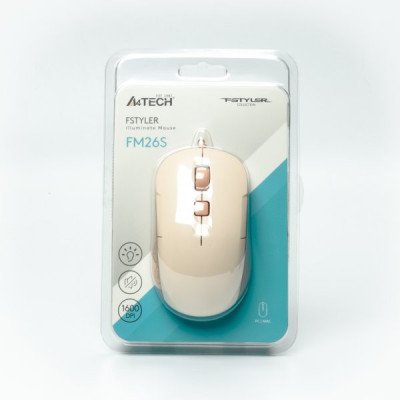 Мышка A4Tech FM26S USB Cafe Latte (4711421993494), фото №11