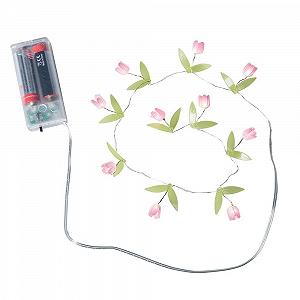 Гирлянда Светодиодная Ideen mit Herz Flowers 75 см, розовая - Фото 1