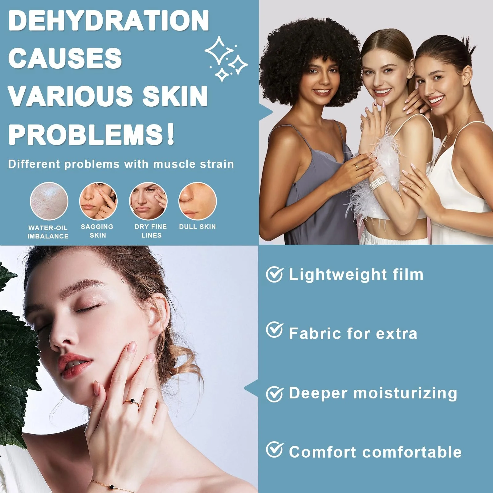 Маска для лица Daily Care Набор 12 штук, фото №8