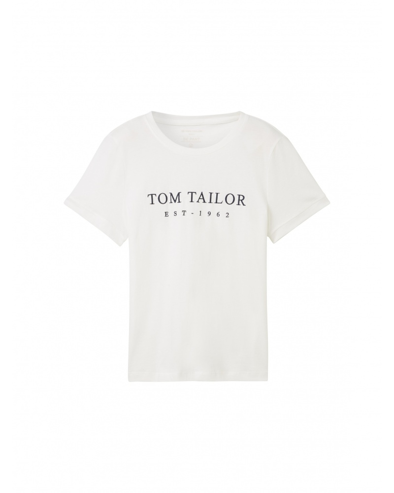 Футболка Tom Tailor S Белый, фото №5