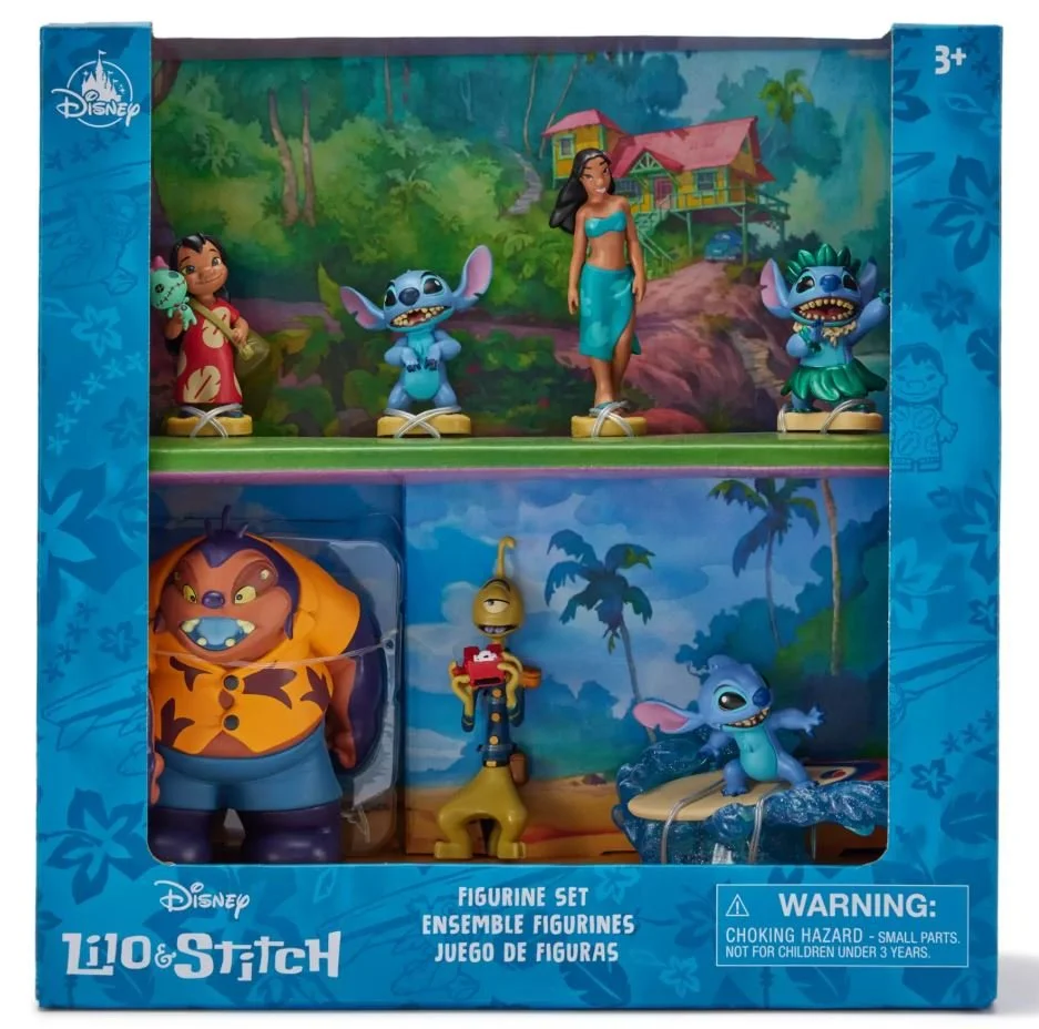 Набор фигурок Lilo & Stitch фигурки — набор 7 шт., фото №2 Набор фигурок Lilo & Stitch фигурки — набор 7 шт., фото №2