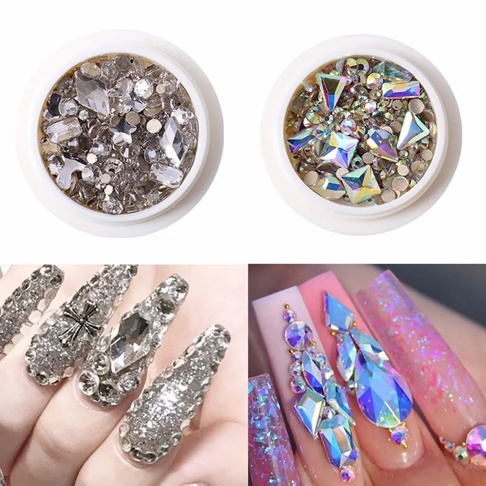 3D украшение для маникюра, искусственный хрусталь, для вечеринки 1, фото №4