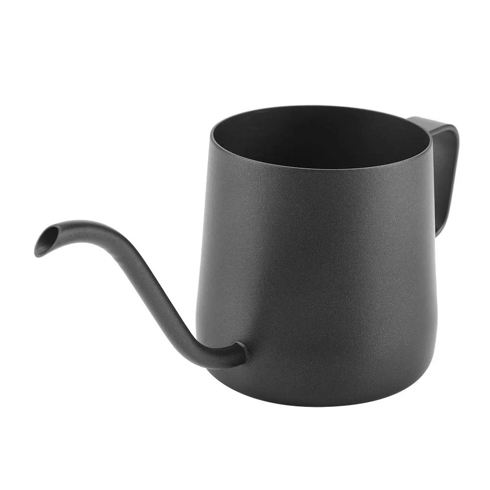 Кавник Gooseneck 250 мл, нержавіюча сталь, міні чайник з довгим носиком для ручного заварювання, фото №8