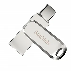 Купить USB-флеш-накопитель SanDisk Ultra Dual Drive Luxe 2TB USB 3.2 Gen 1 Type-C Type-A 400MB/s Серебристый - Фото 1 USB-флеш-накопитель SanDisk Ultra Dual Drive Luxe 2TB USB 3.2 Gen 1 Type-C Type-A 400MB/s Серебристый - Фото 1