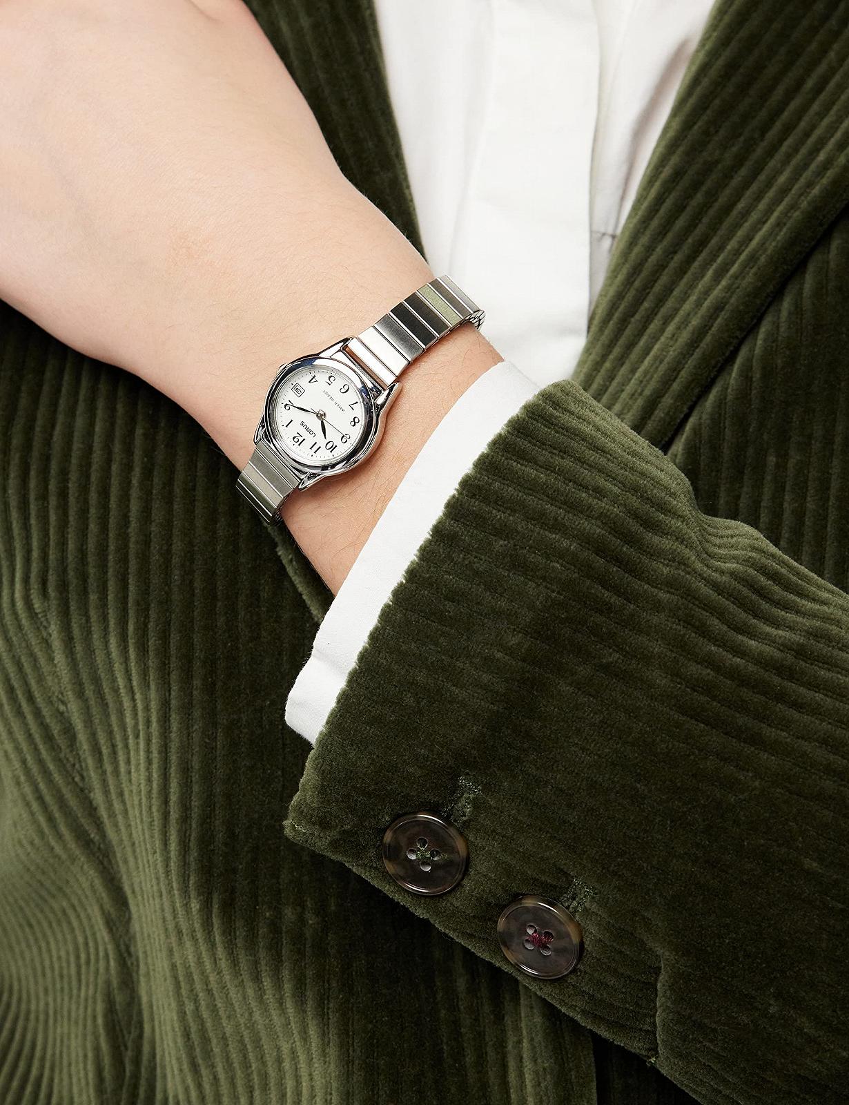 Женские часы Lorus Classic RJ205AX9 с палладиевым покрытием и металлическим ремешком, фото №2