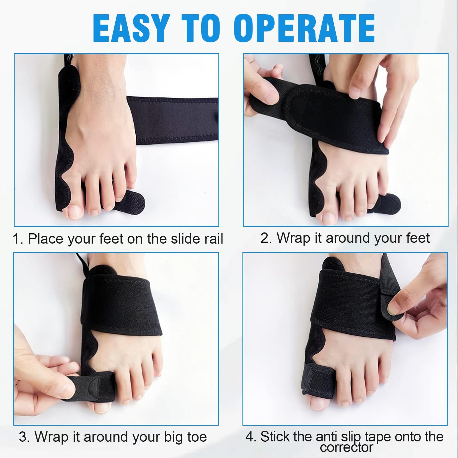 Коректор Hallux Valgus 2 шт. ортопедичний, універсальний розмір, фото №5 Коректор Hallux Valgus 2 шт. ортопедичний, універсальний розмір, фото №5