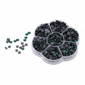 Стрази для нігтів Emoshayoga Скляні стрази 1000 шт - Фото 1