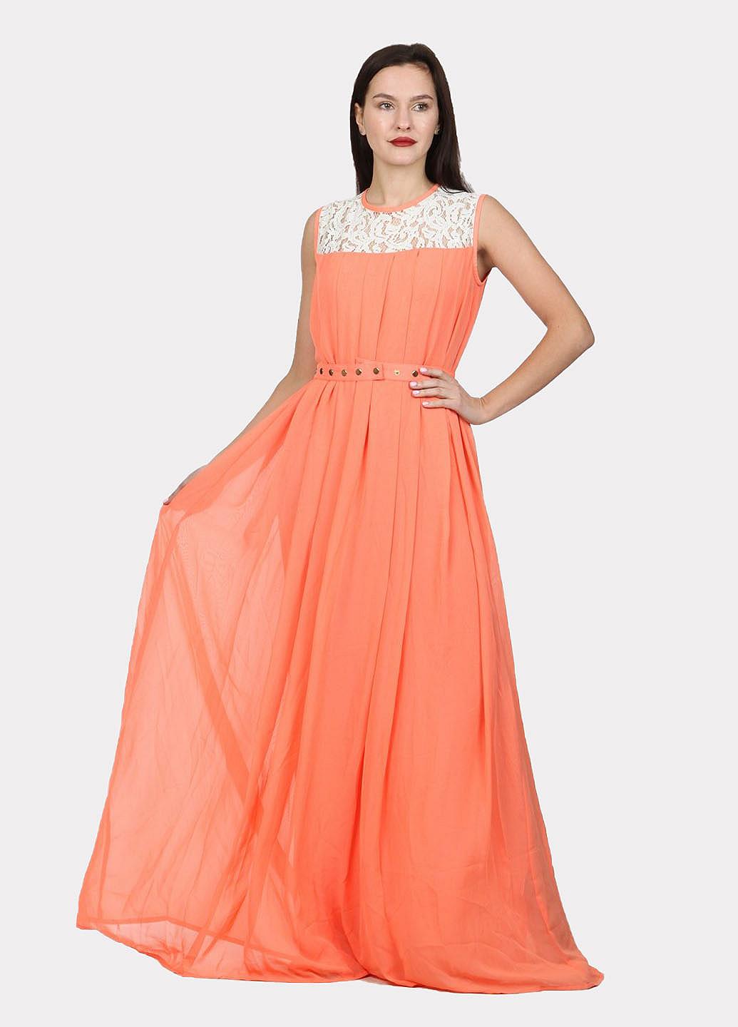 Платье Enna Levoni M Персиковый (ND-3513-8-Peach), фото №5 Платье Enna Levoni M Персиковый (ND-3513-8-Peach), фото №5