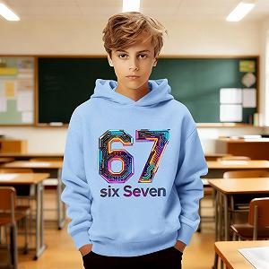 Худи Fashion Print для мальчиков для активного отдыха и школы synthetic.ua - Фото 1