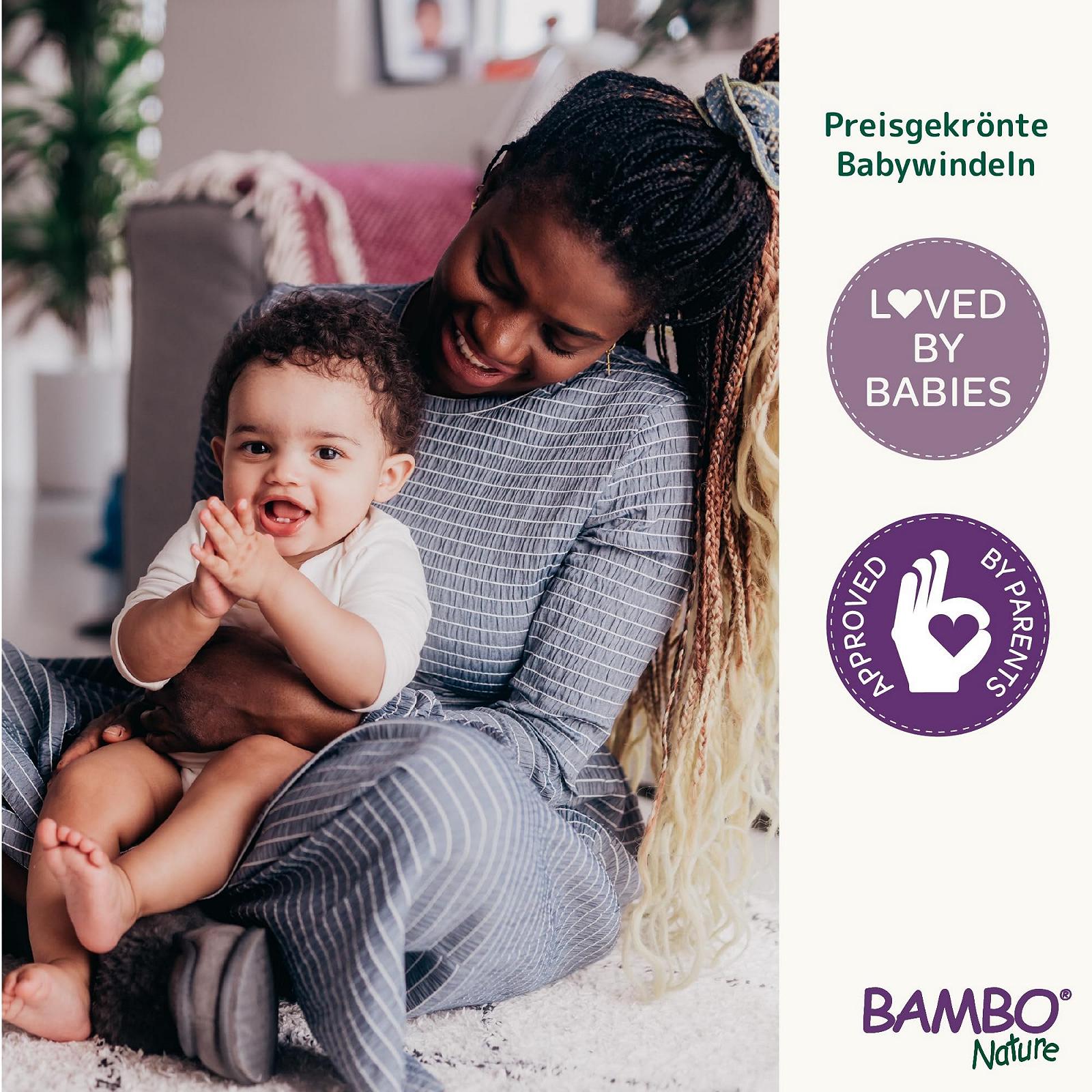 Дитячі органічні серветки Bambo Nature, 50 штук в упаковці, фото №4