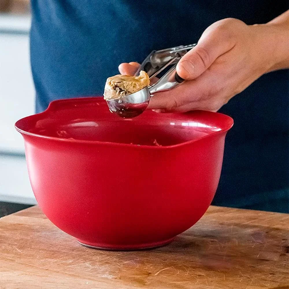 Набор мисок для смешивания KitchenAid 3 штуки Empire Red, фото №7 Набор мисок для смешивания KitchenAid 3 штуки Empire Red, фото №7