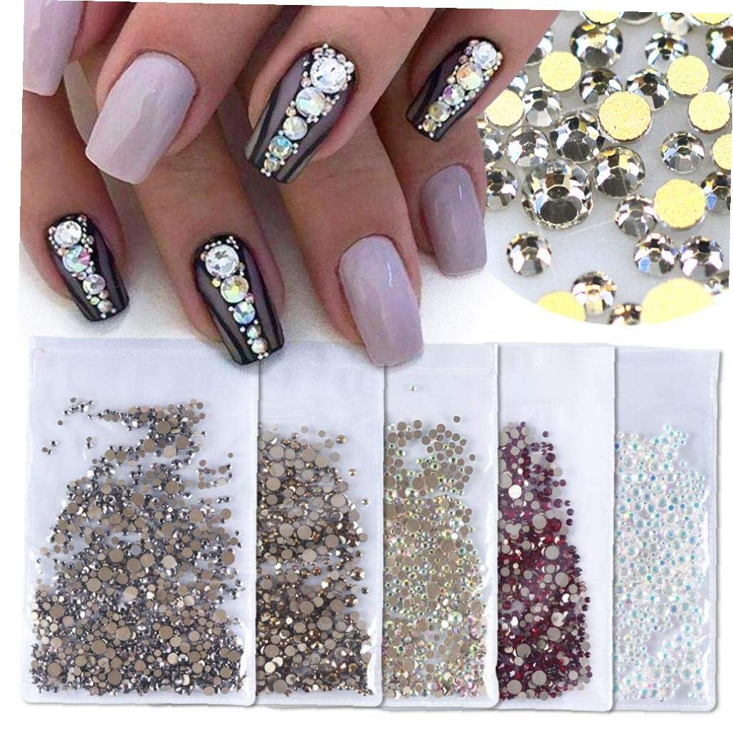 Стразы Плоские Разноцветные 1440 шт., фото №2