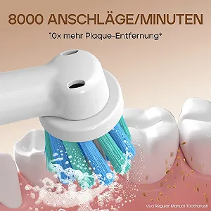 Електрична звукова зубна щітка Seago 5 режимів Чорний synthetic.ua - Фото 1