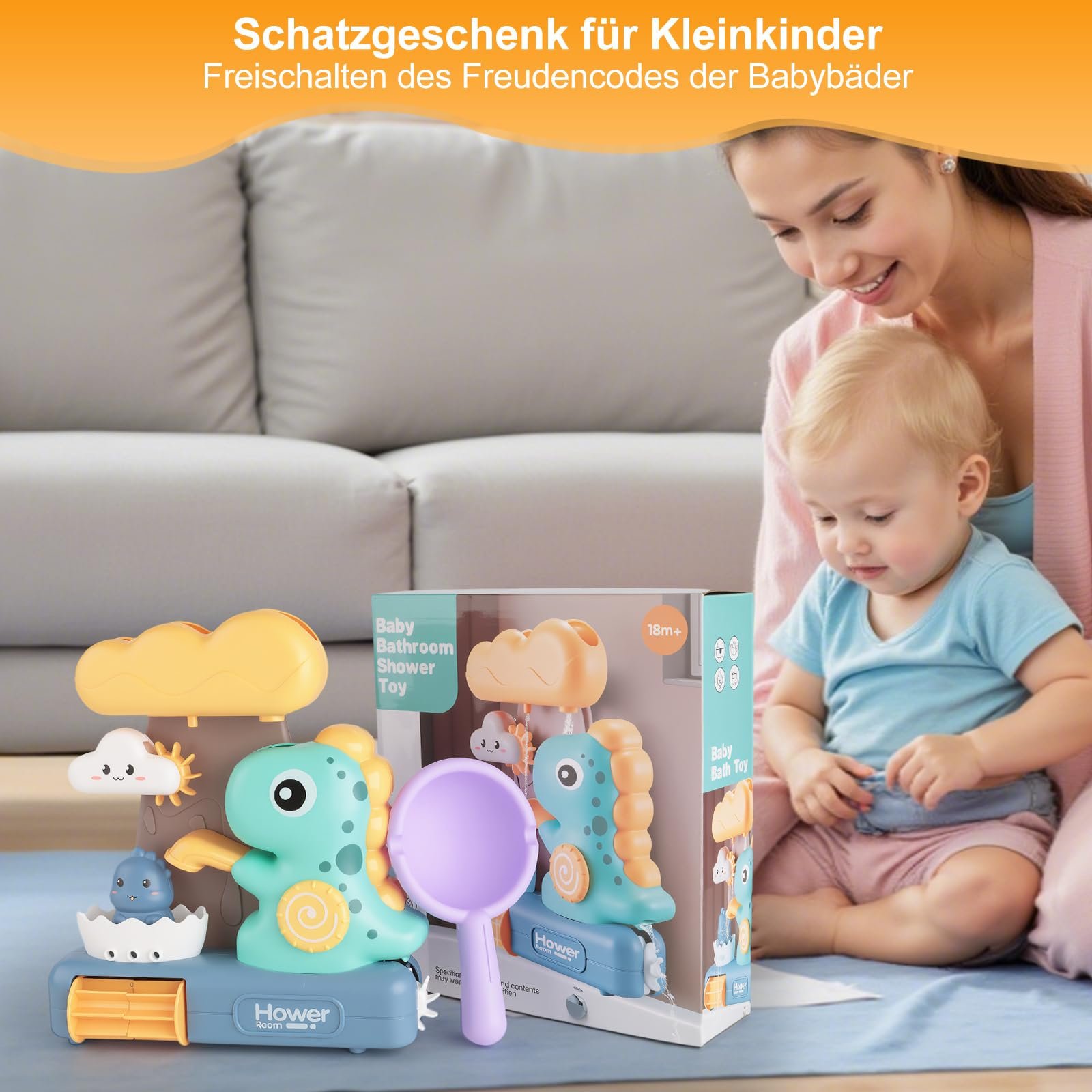 Игрушка для ванны Динозавр, фото №7 Игрушка для ванны Динозавр, фото №7