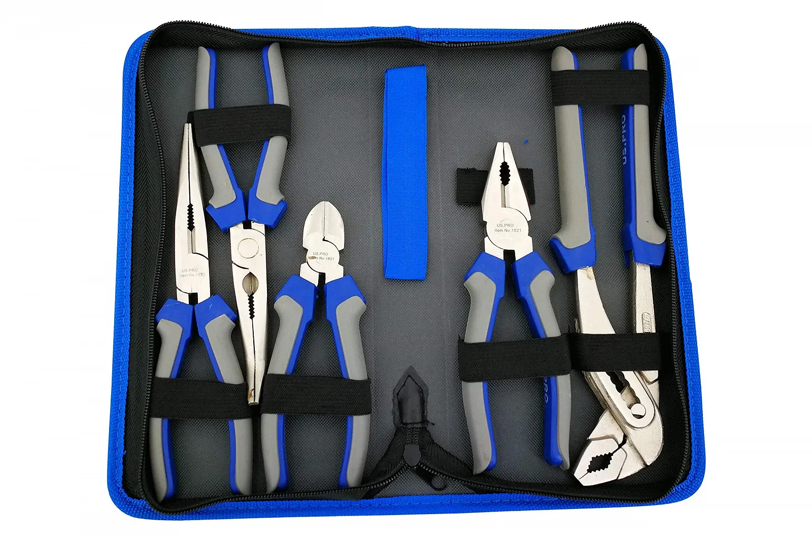 Набор плоскогубцев для водяного насоса 5 шт. Комбинированный набор телефонных плоскогубцев Боковые кусачки, фото №1