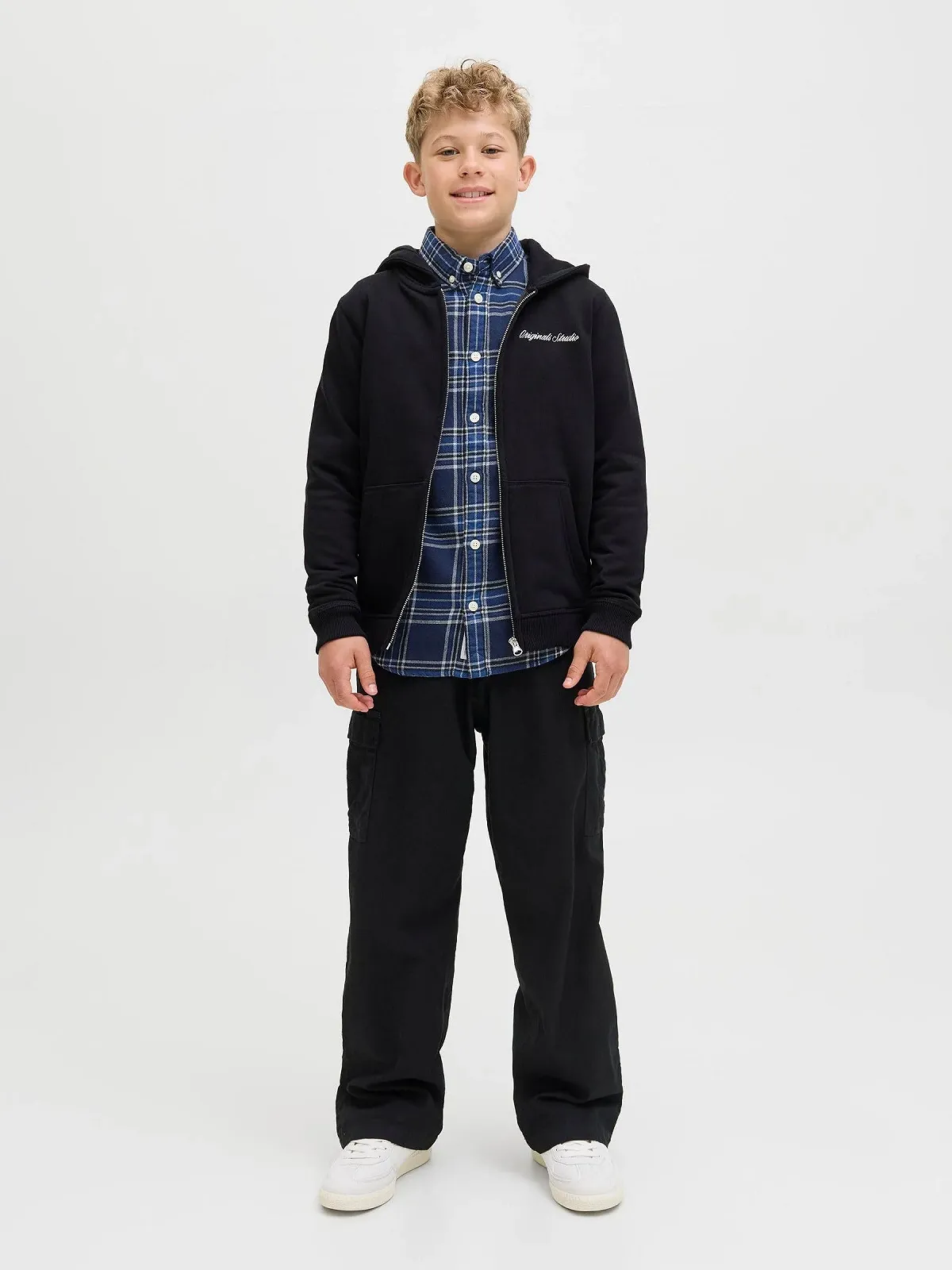 Худі Jack & Jones Jornorrebro Emb Sweat Zip Hood Jnr для хлопчиків, фото №4 Худі Jack & Jones Jornorrebro Emb Sweat Zip Hood Jnr для хлопчиків, фото №4