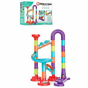Конструктор динамический MARBLE RUN 8804 Горка-лабиринт с шариками и катапультой 45 деталей - Фото 1