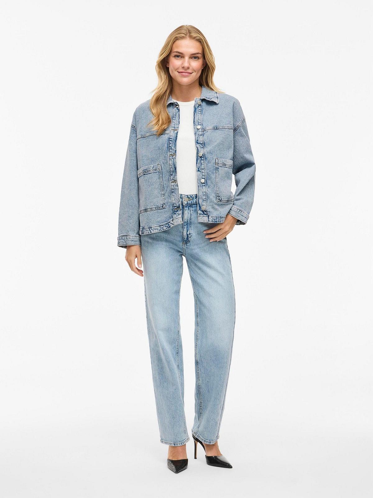 Джинсовая куртка Vila Vijaf L/S Denim Jacket Noos, фото №5