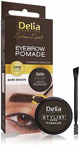 Помада для брів Delia Eyebrow Expert Stylist Темно-коричнева - Фото 1