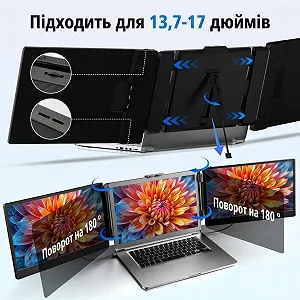 Монітор портативний 14" Newwin S2 Full HD IPS 60 Гц synthetic.ua - Фото 1