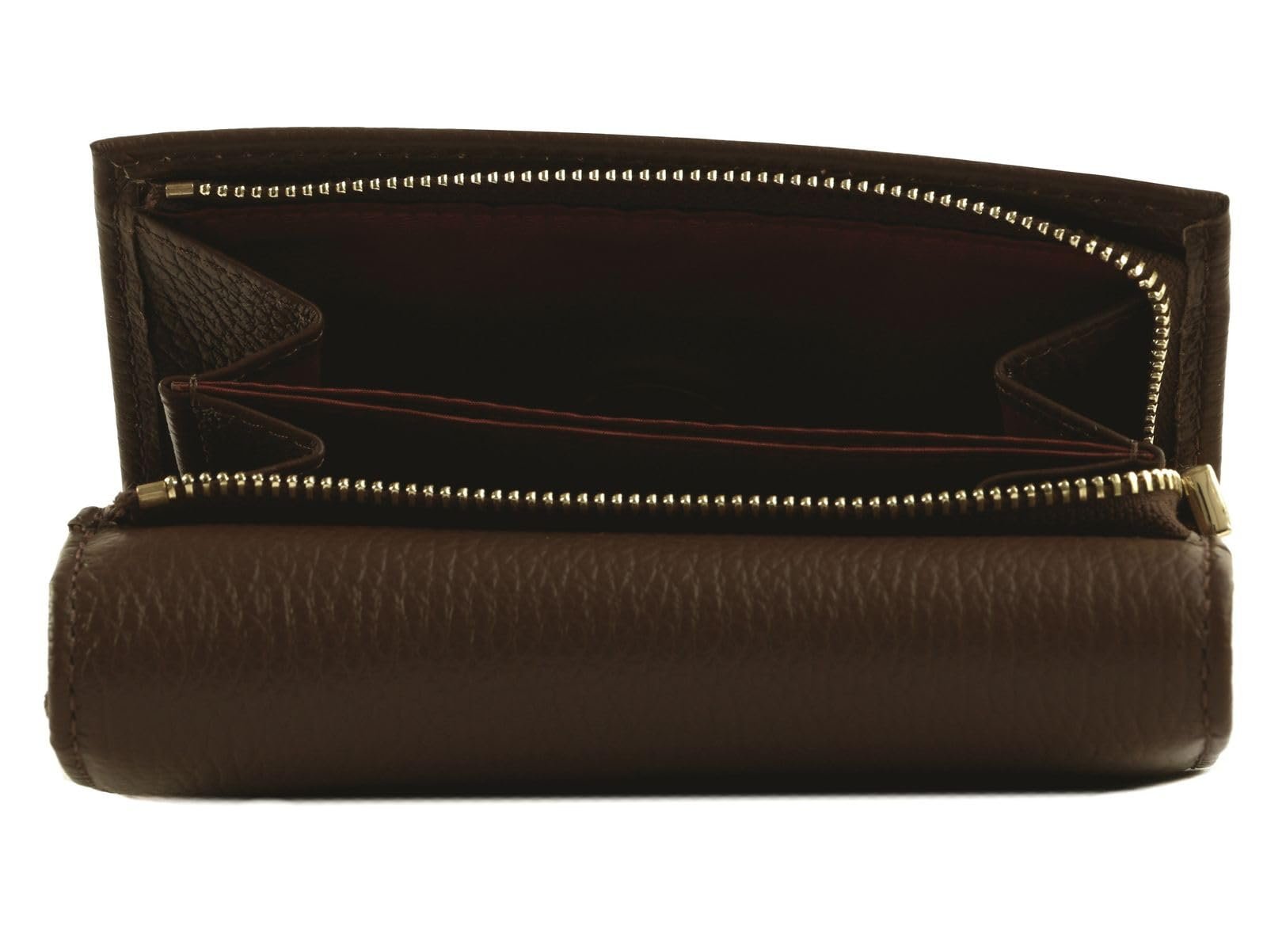 Кошелек Coccinelle Metallic Soft Grainy Leather Brunette, фото №2