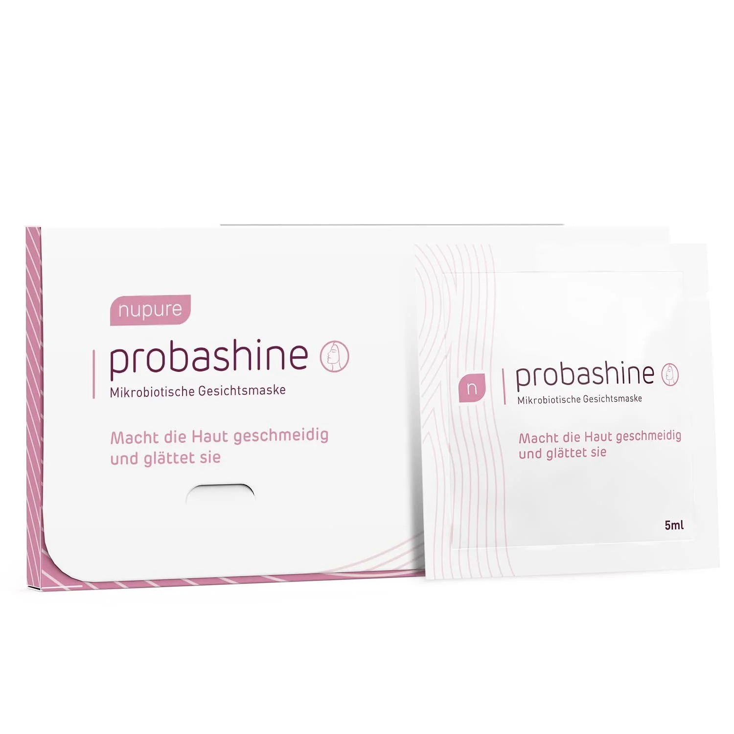 Маска для лица Nupure Probashine Питательная с маслом жожоба и маслом ши, для мягкой и гладкой кожи, укрепляет кожный барьер и предотвращает воспаление, фото №1