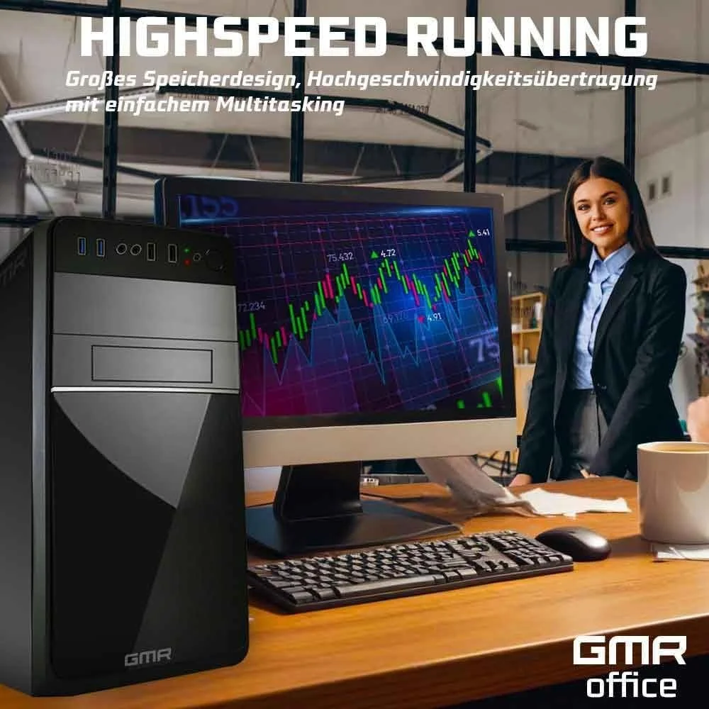 Комп’ютер GMR NN-72302 / Intel Core i7-4770S / RAM 32GB / SSD 1TB / LAN / Wi-Fi 4 / Windows 11 Pro / Чорний, фото №5 Комп’ютер GMR NN-72302 / Intel Core i7-4770S / RAM 32GB / SSD 1TB / LAN / Wi-Fi 4 / Windows 11 Pro / Чорний, фото №5