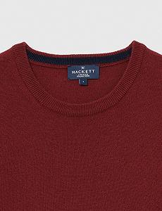 Джемпер Hackett London Merino Cash Mix Crew чоловічий synthetic.ua - Фото 1