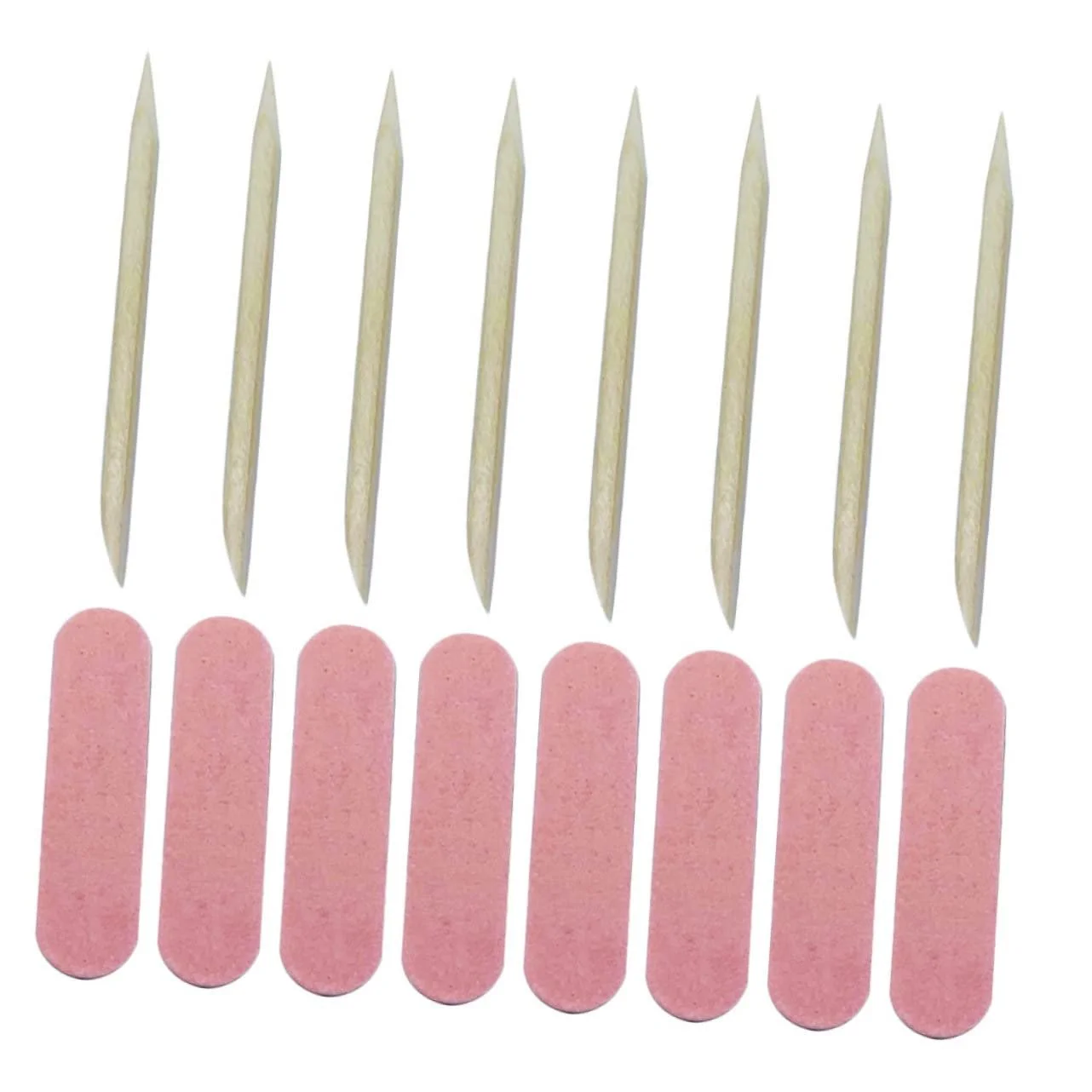 Пилка для ногтей VALICLUD Деревянные палочки 100 шт, фото №1 Пилка для ногтей VALICLUD Деревянные палочки 100 шт, фото №1