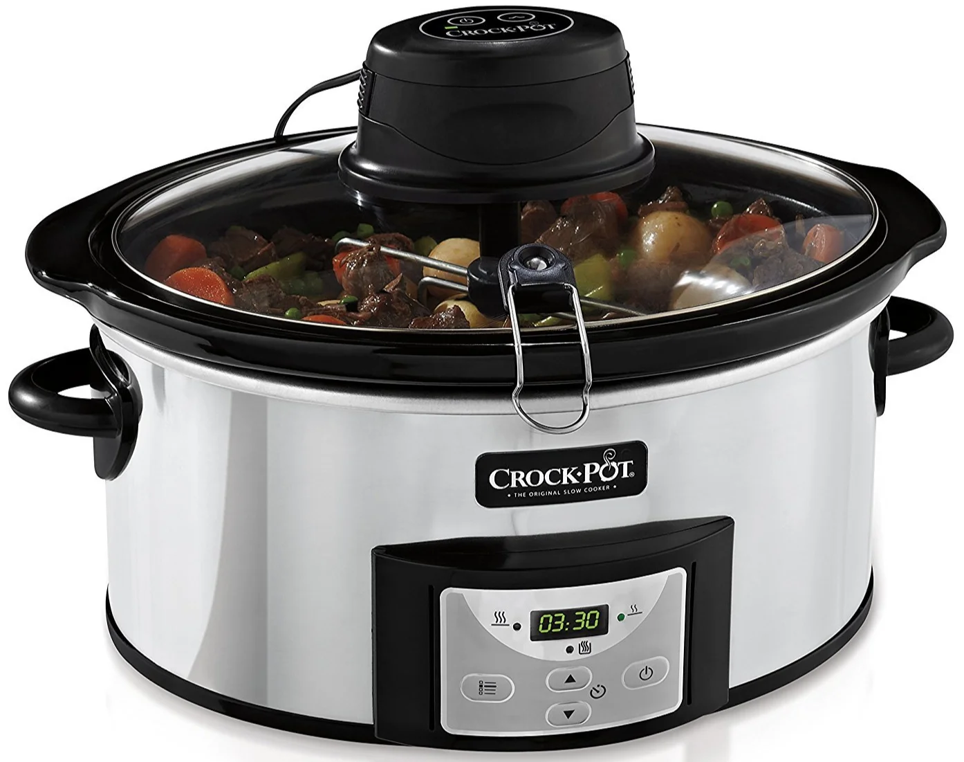 Повільноварка Crock-Pot CSC012X Auto-Stir (5.7 л) з автоматичним помішуванням, фото №1