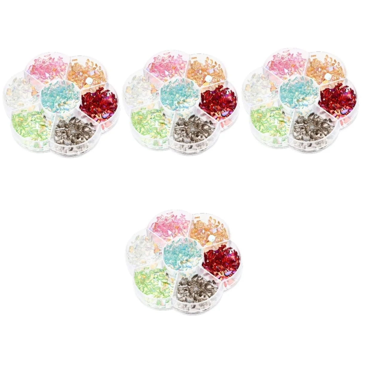 Різні кольори Плоска задня частина Багатофункціональний декор для нігтів, фото №1