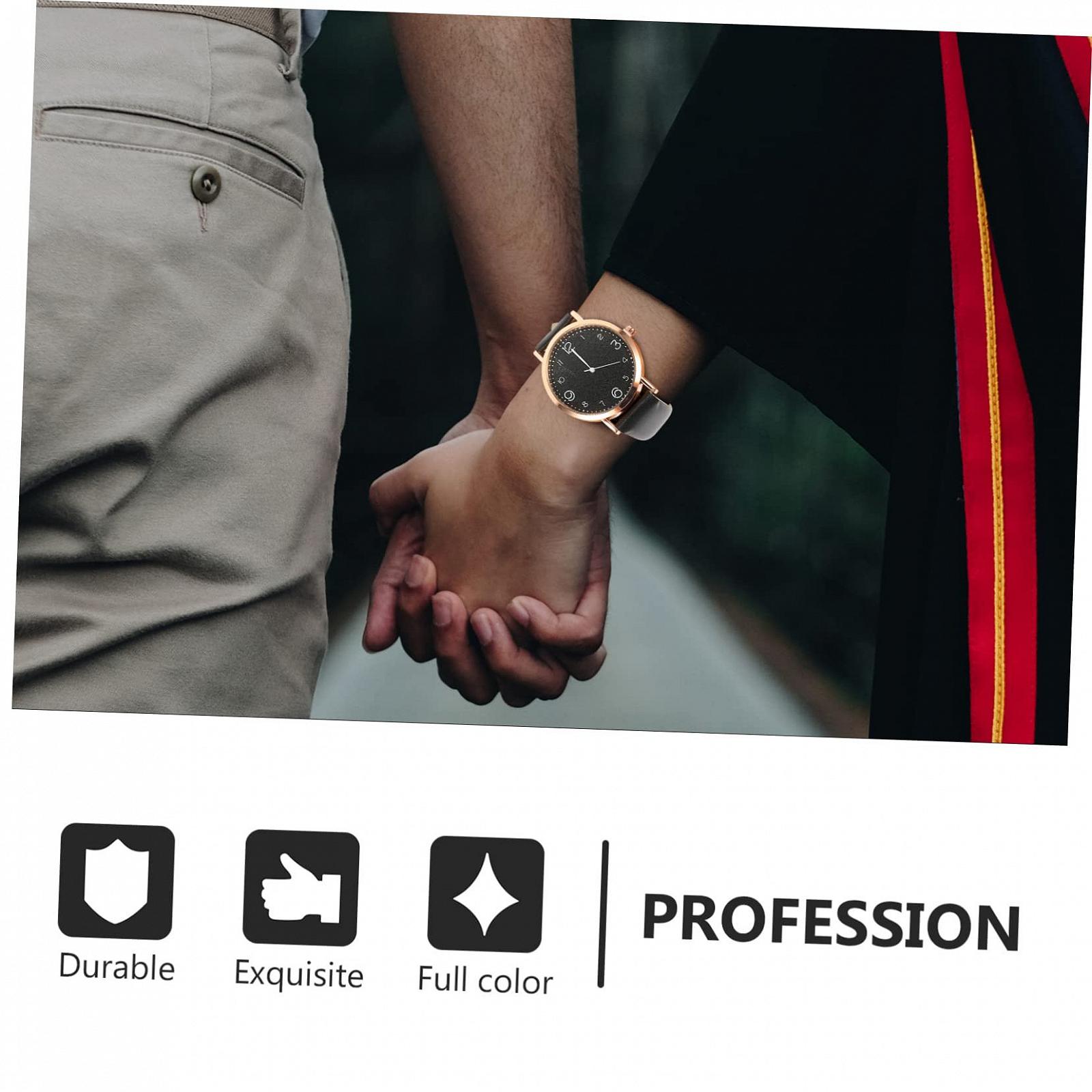 Женские часы PartyKindom Стильные Минималистичные Аналоговые Часы с Кожаным Ремешком, фото №6 Женские часы PartyKindom Стильные Минималистичные Аналоговые Часы с Кожаным Ремешком, фото №6