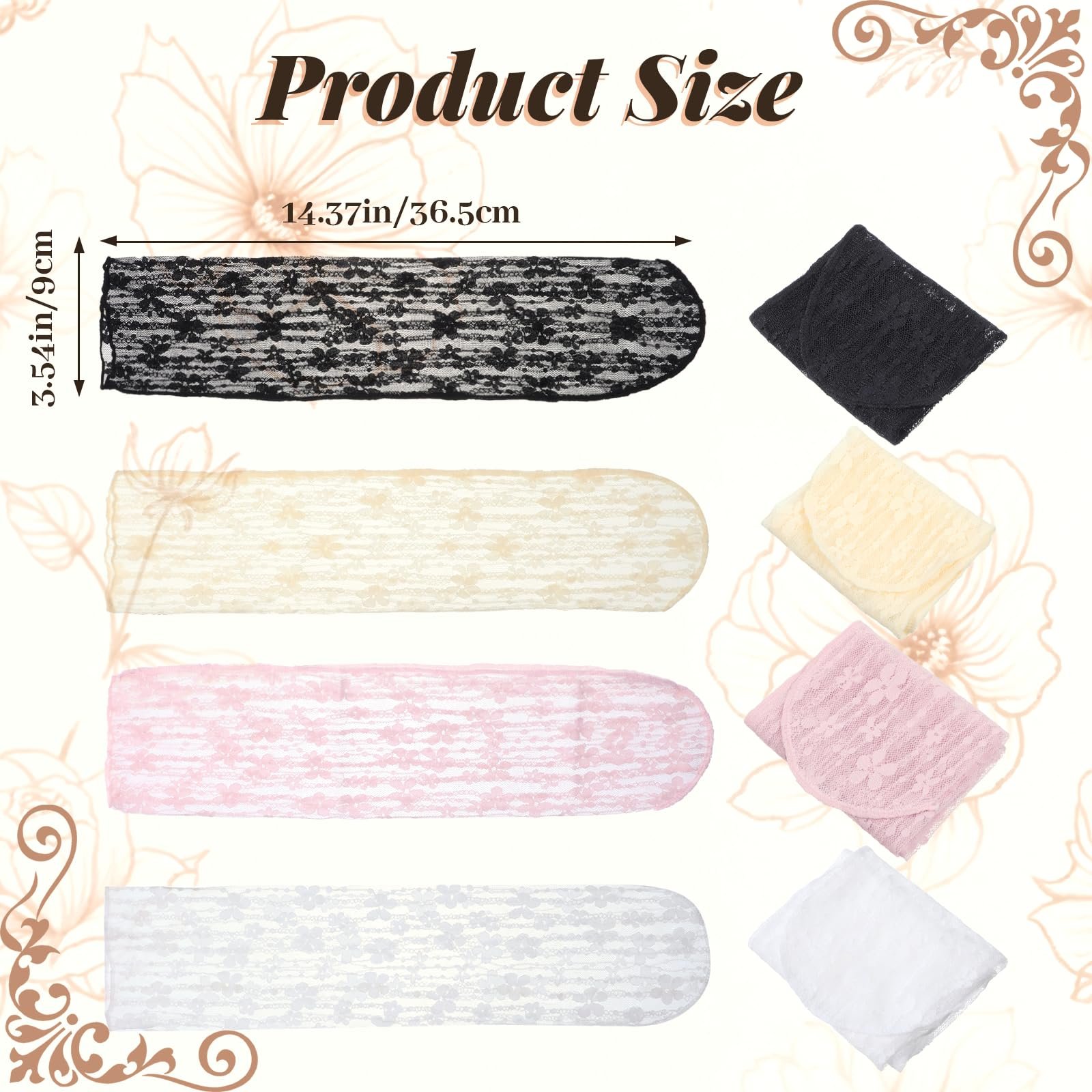 Носки с рюшами 4 пары, Женские тонкие чулки, Разноцветные сетчатые носки, Женские кружевные носки, Прозрачные носки, Прозрачные тонкие носки для женщин и девушек, фото №2