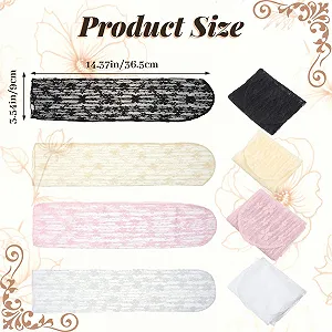 Носки с рюшами 4 пары, Женские тонкие чулки, Разноцветные сетчатые носки, Женские кружевные носки, Прозрачные носки, Прозрачные тонкие носки для женщин и девушек synthetic.ua - Фото 1