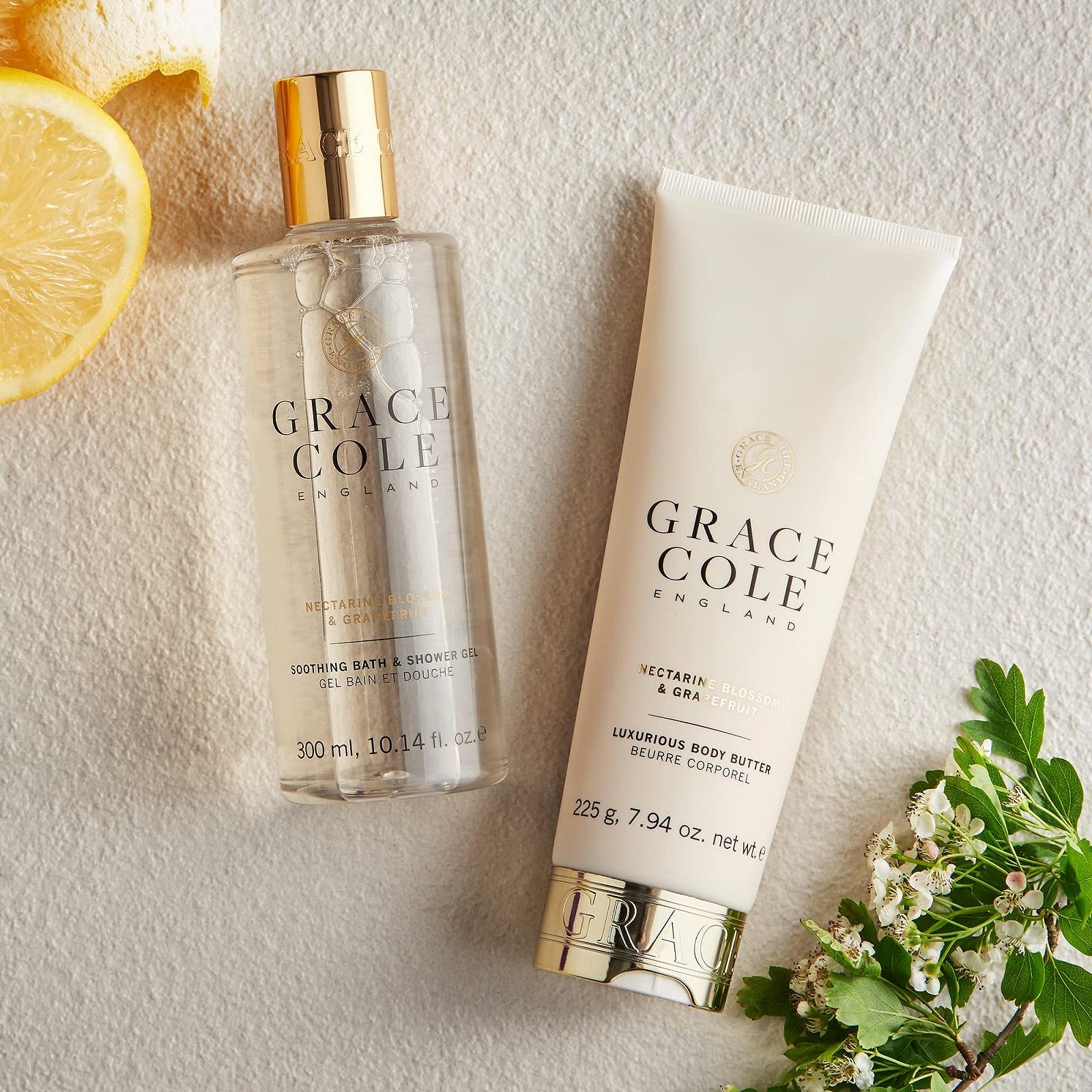 Гель для душу Grace Cole Nectarine Blossom & Grapefruit 300 мл, фото №5