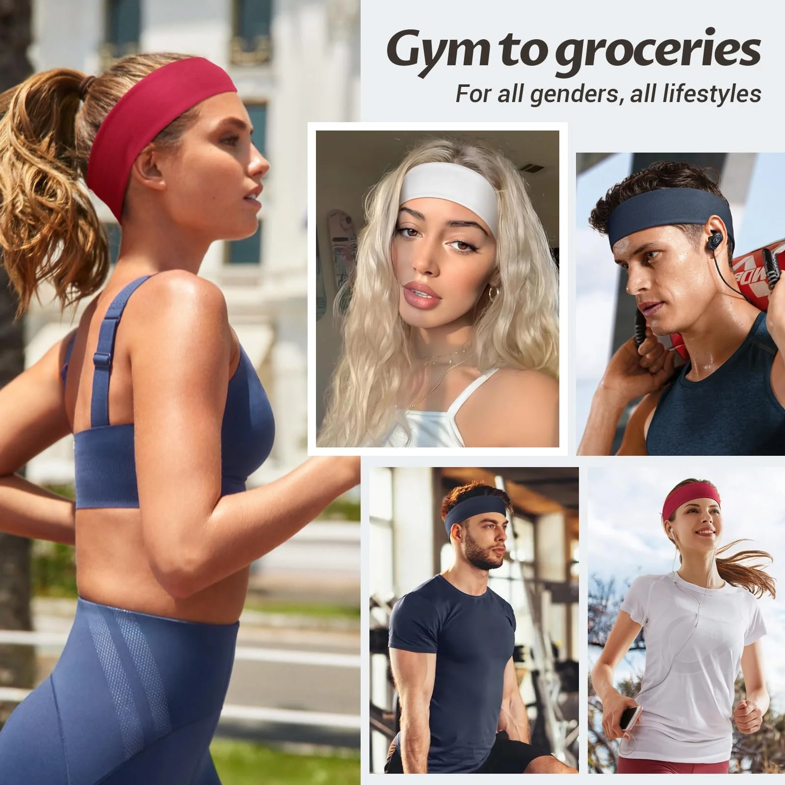 Спортивна Пов'язка на Голову для Волосся Жіноча, фото №3