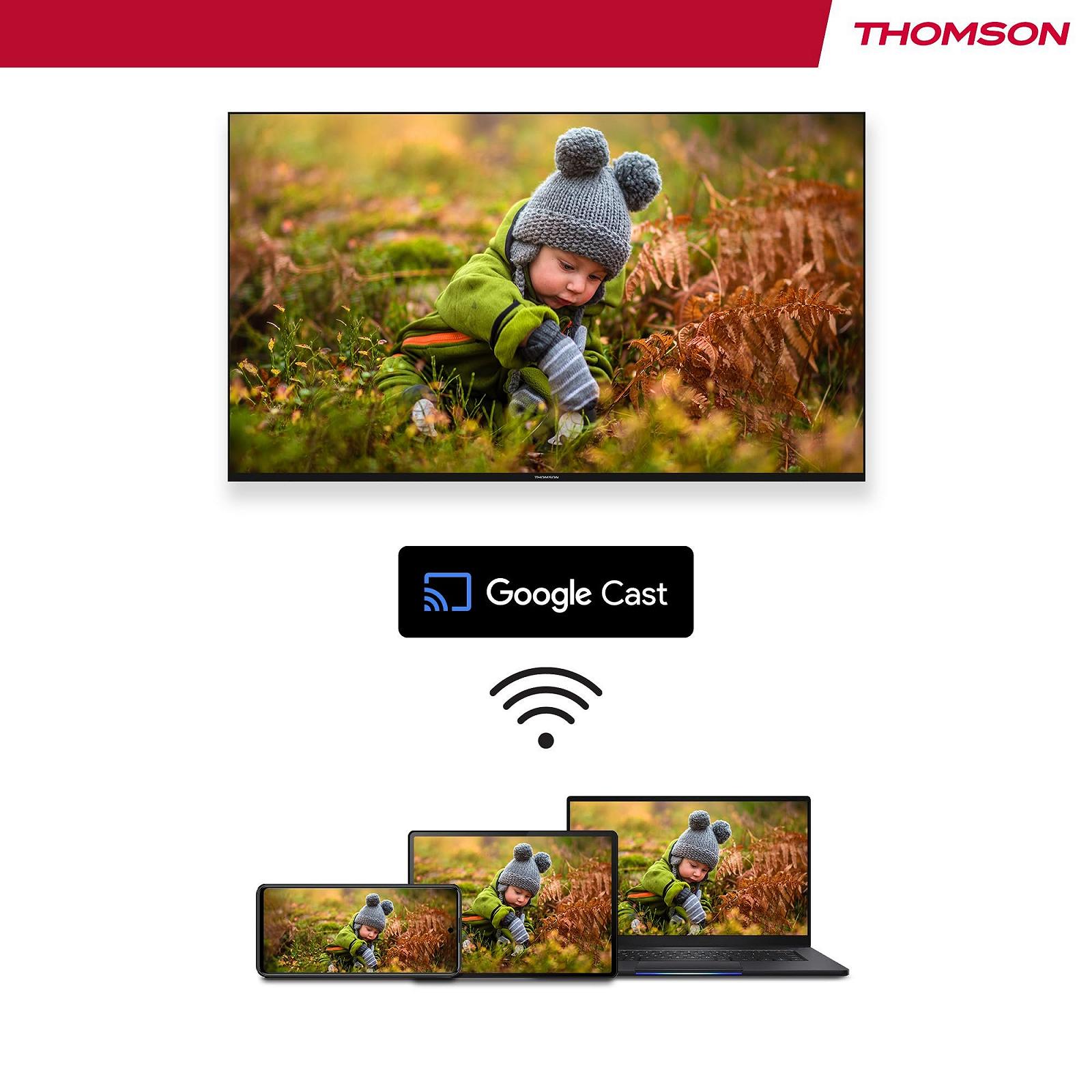 ТВ-приставка THOMSON Google TV Streaming Box 240 4K UHD Google Assistant Wi-Fi Bluetooth 5.0 HDMI 2.1 Dolby Atmos Dolby Digital+ HDR10 2 ГБ RAM 8 ГБ Memory, фото №9