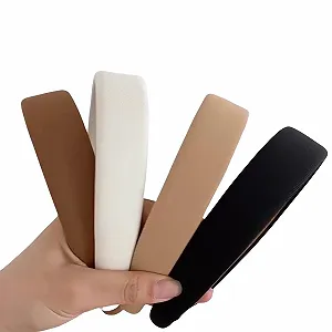 Обруч на голову Широка жіноча Dirndl, 3.2 см, однотонна, нековзка - Фото 1