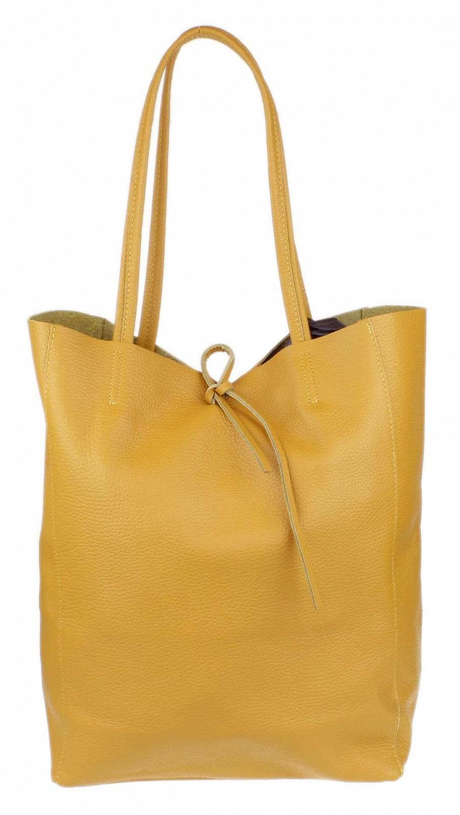 Женская сумка с открытым верхом Girly Handbags из натуральной кожи, фото №1