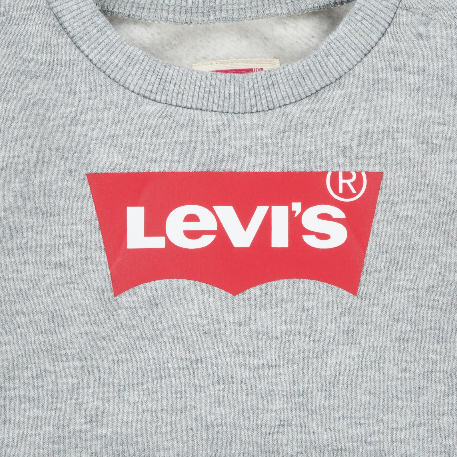 Толстовка Levi's Batwing Crewneck 6e9079 для хлопчиків, фото №3