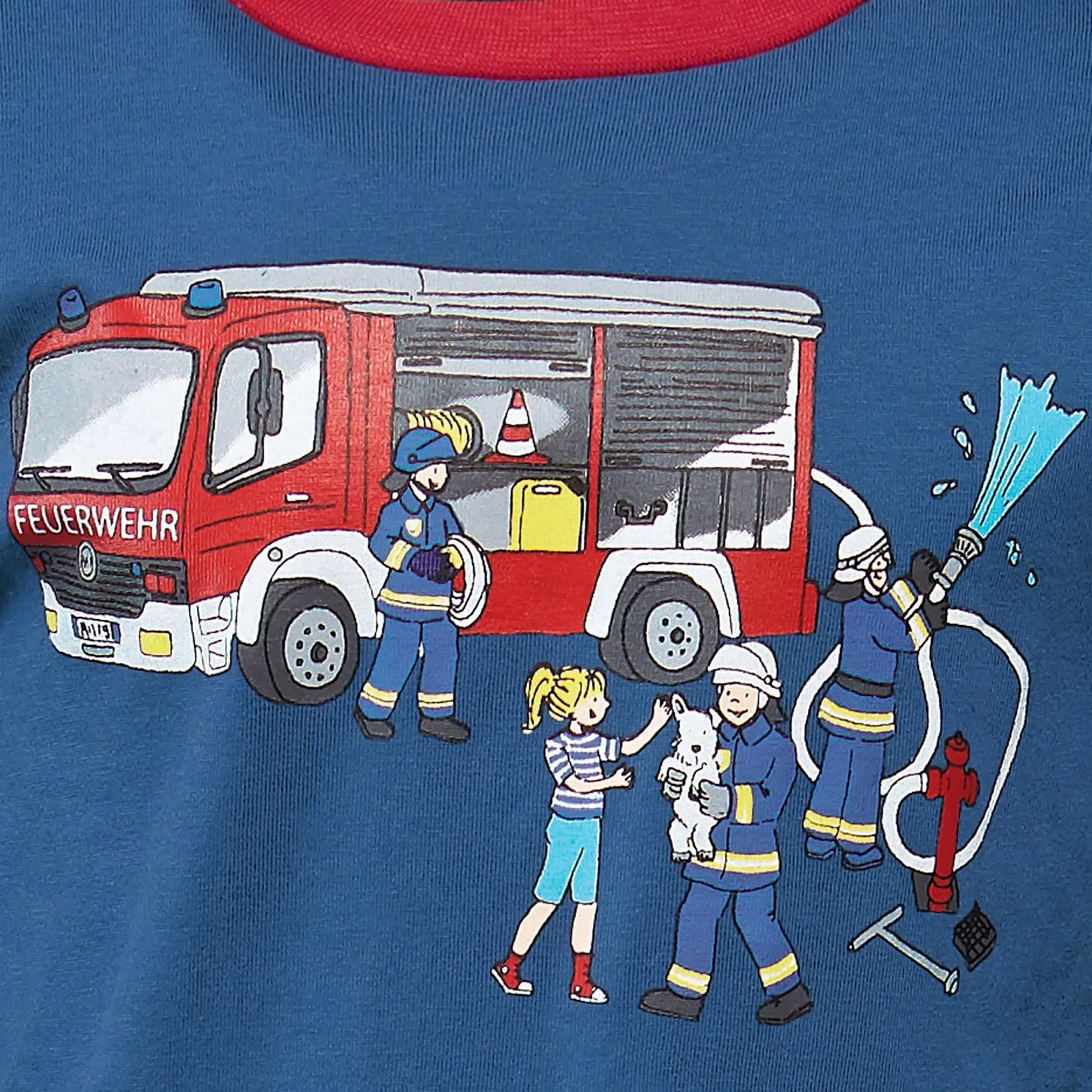 Пижама Erwin Müller Детская Fire Brigade Трикотаж 100% Хлопок, фото №5