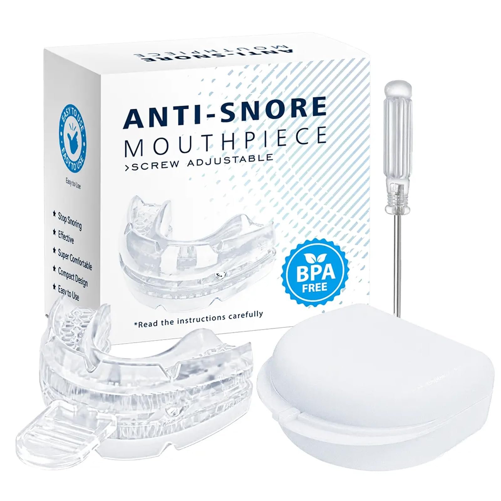 Засіб від хропіння, Прозора шина Регульована, фото №1 Засіб від хропіння, Прозора шина Регульована, фото №1