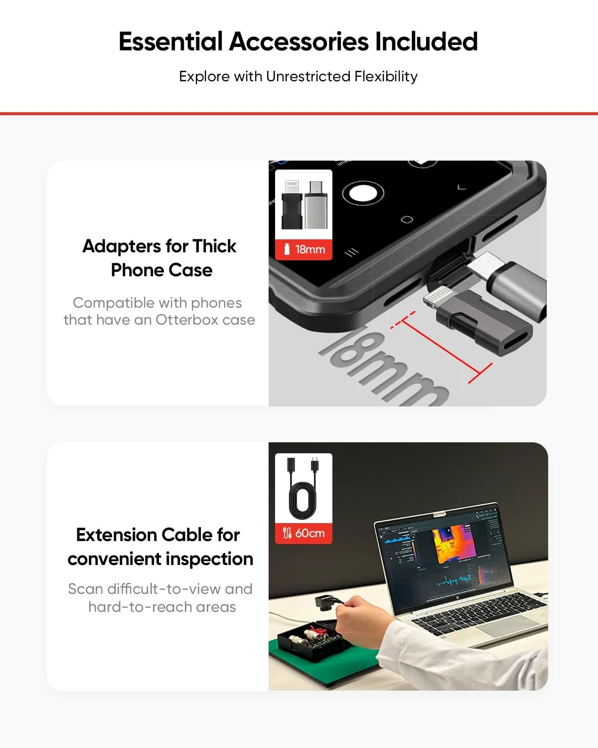 Тепловизионная камера HikMicro Mini 2 Plus V2 Чёрный, фото №5