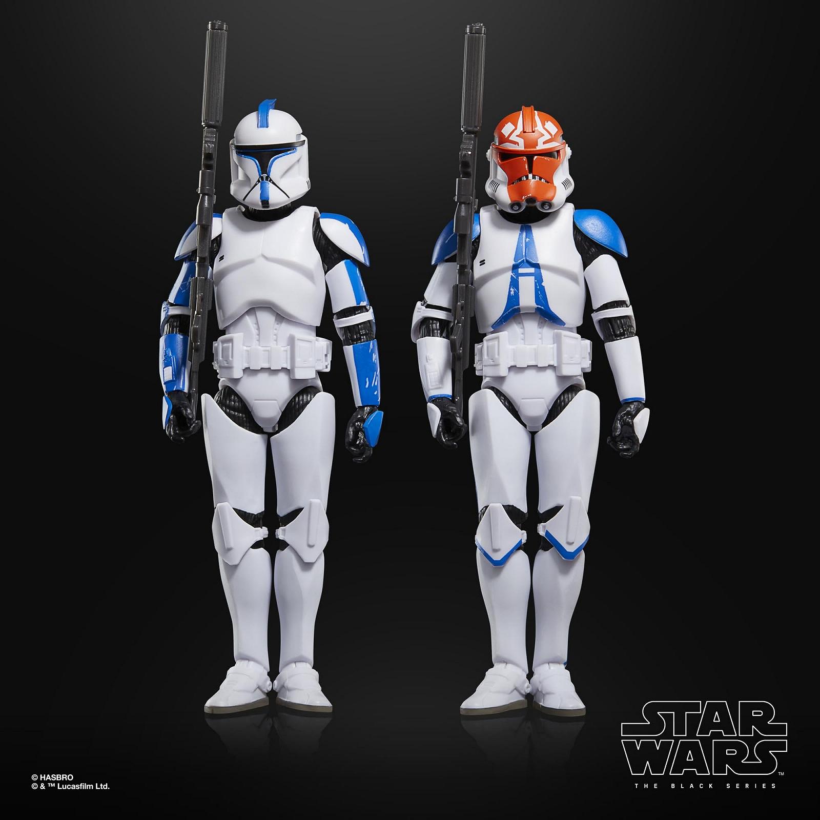 Фігурки Star Wars The Black Series Clone Trooper Lieutenant Phase I & 332nd Ahsoka's Clone Trooper, 15 см, фото №4
